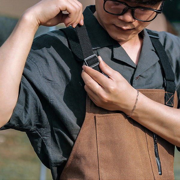 Canvas Apron (Khaki)