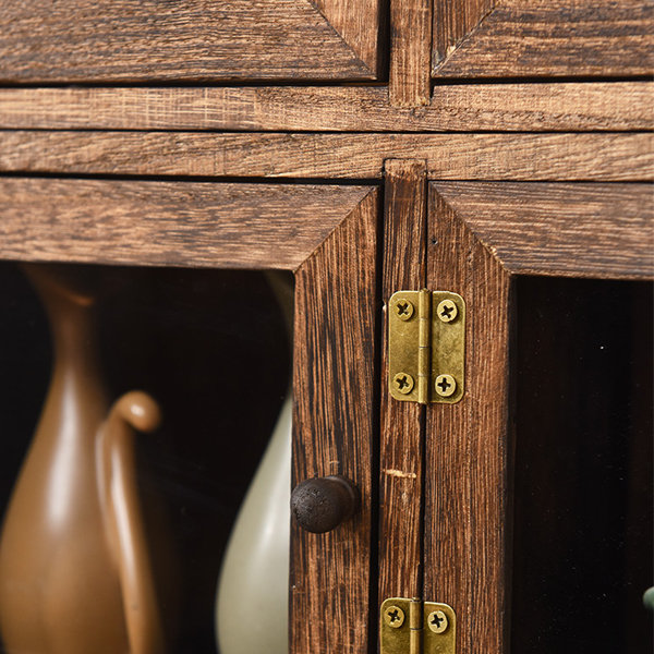 Cup Storage Cabinet - Paulownia Wood - ApolloBox