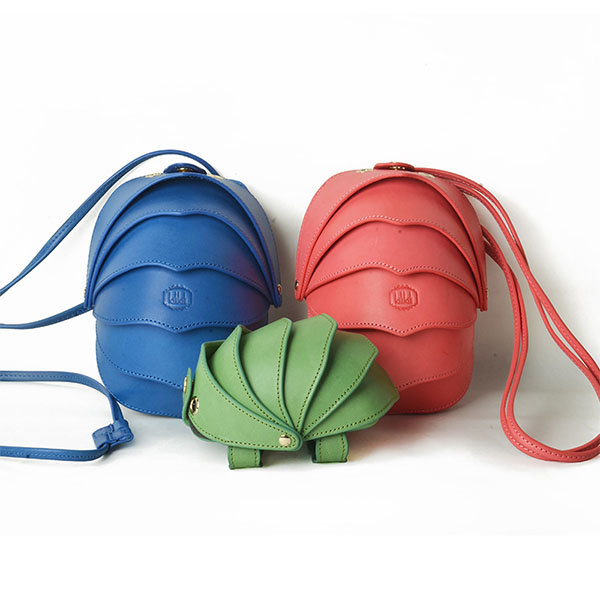 Beetle Handbag - Wristlet - Cowhide - Blue - Green - 7 Colors
