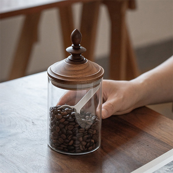 Decorative Glass Storage Jar - ApolloBox