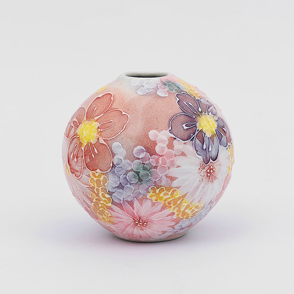 Japanese Style Floral Vase - Ceramic