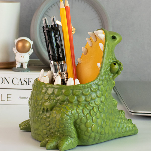 Dinosaur Pencil Holder, Cute Pen Cup Desk Organizer Novelty Pencil Container  Pencil Holder for Kids Dinosaur Theme Party Supplies 