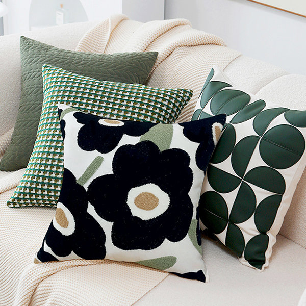 Cute Green Throw Pillows - ApolloBox