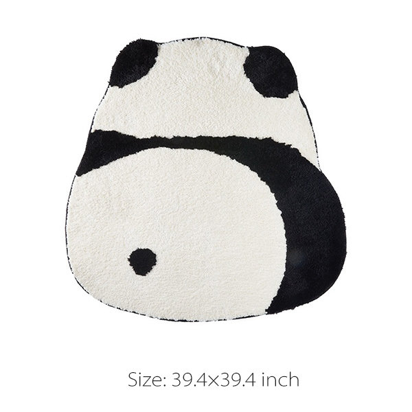 Blue Panda Donut Plush, Novelty Throw Pillow (13 inches)