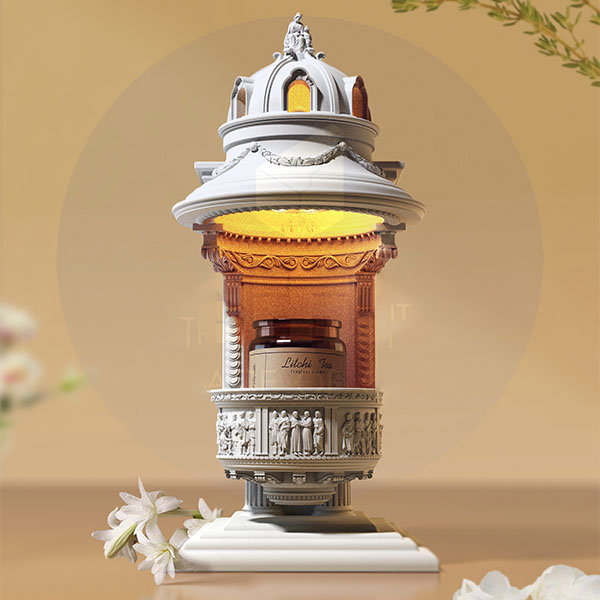 WaxMelt™ - Lampe chauffe-bougie en verre cristal – lunalyshopfr
