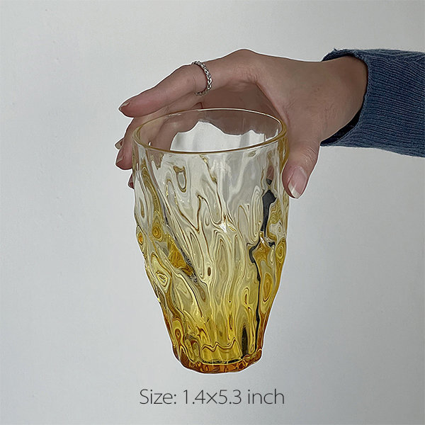 Handmade Stained Glass Cup - Gold Foiled Cup - 2 Colors Available from  Apollo Box