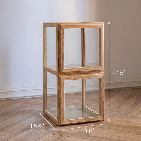 Wooden Storage Rack - Double Layers - Beech Wood from Apollo Box