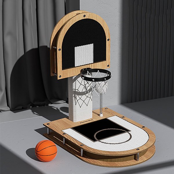 Basketball Court Cat Scratching Board - Medium Density Fiberboard ...