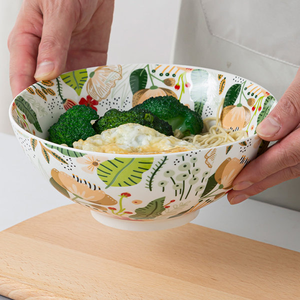 Cute Ocean Ramen Bowl - Ceramic - Crab - Pufferfish - ApolloBox