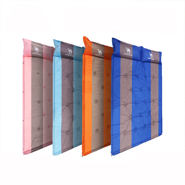 Tent Inflatable Mat - Sponge - Orange - Pink - Coffee - 8 Colors