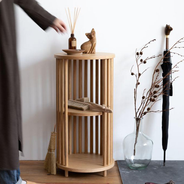 Wooden Storage Rack - Double Layers - Beech Wood from Apollo Box