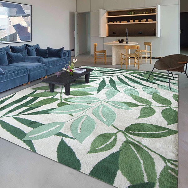 Moss Shaped Rug - Polyester - Light Green - Dark Green from Apollo Box