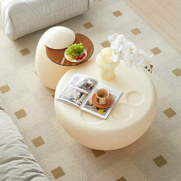 Yellow coffee online table set