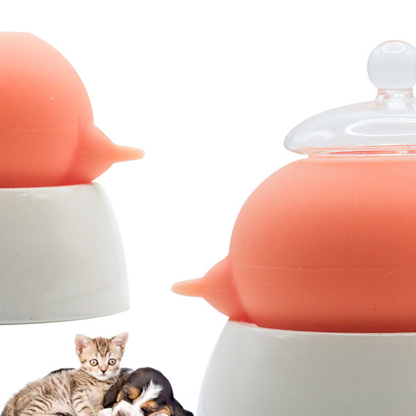Double Layer Glass Cup Bear Cake Towel Cartoon Creative Milk Cup Teacup  TikTok Same Style Cat's Paw Cute Transparent Cup