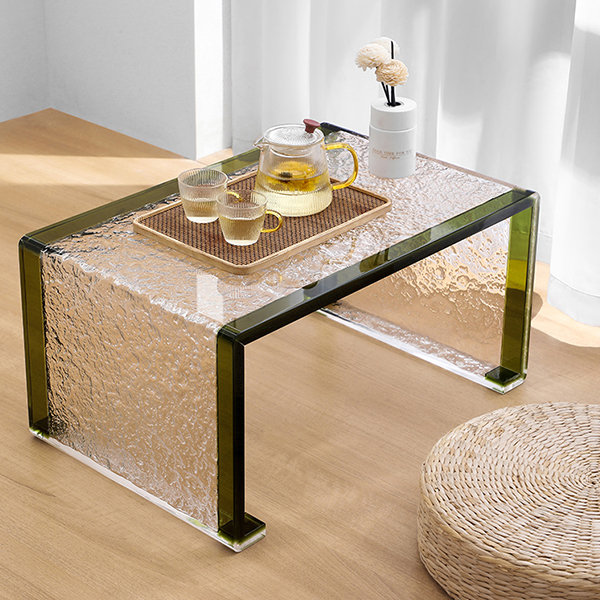 Acrylic Bay Window Table - Transparent - 2 Sizes