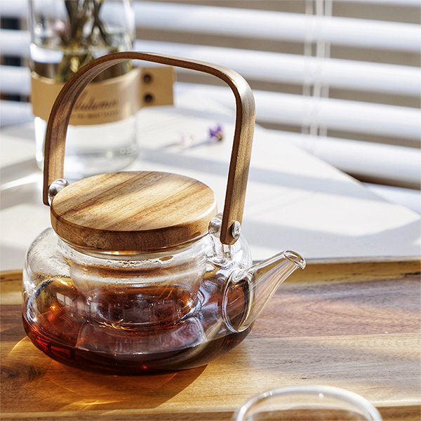 Japanese Style Simple Tea Set - Pot - Cups - Tray