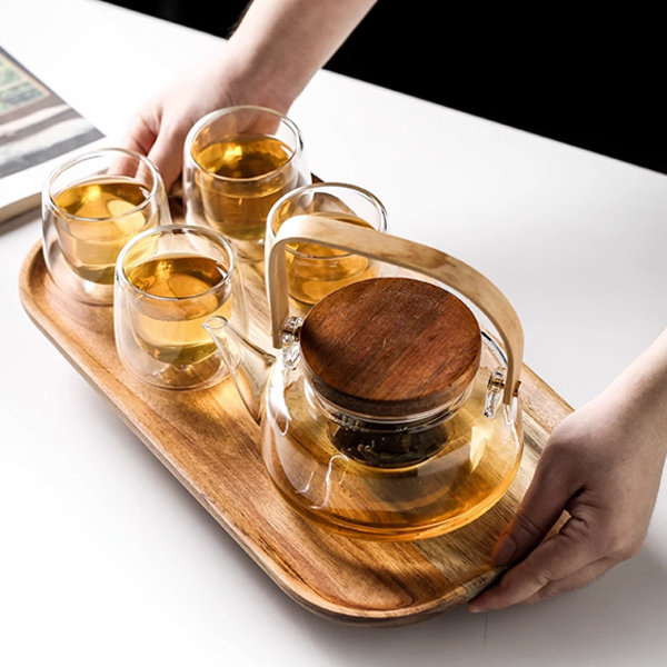 Minimalist Glass Tea Set from Apollo Box