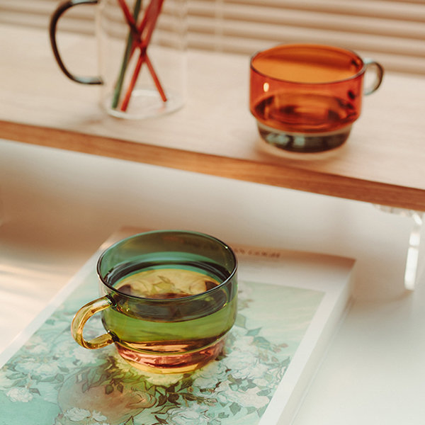 Vintage Inspired Glass Teacup from Apollo Box