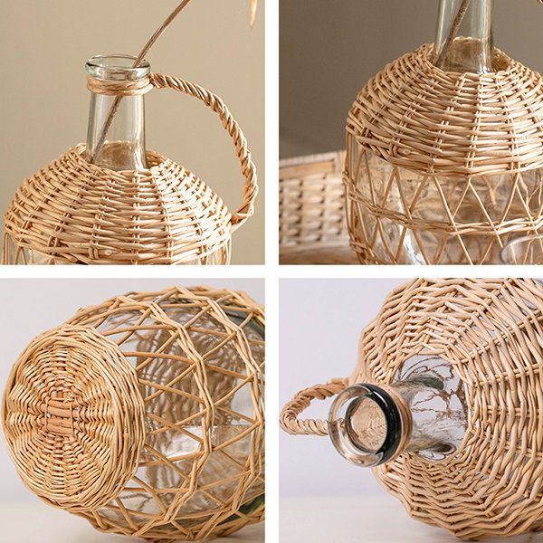 Cute Cat Pattern Storage Basket - Decor - Rattan - Infuse a