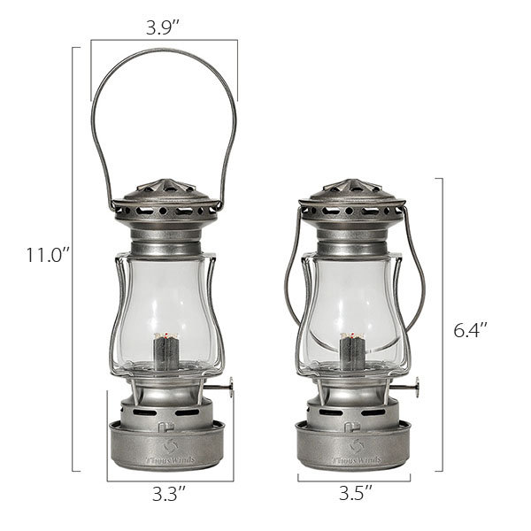 Retro Camping Light - Stainless Steel - Silver - Black - 4 Colors
