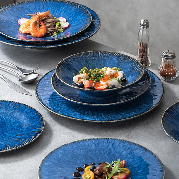 Blue Fambe Grain Tableware - Ceramic - Fine Tableware - 8 Options