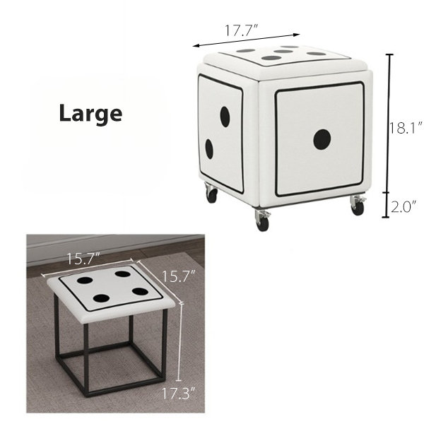 5 in 1 Dice Sofa Ottoman Iron Small Large Detachable