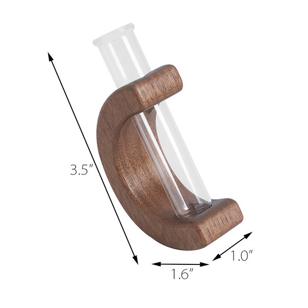 Test Tube Vase Fridge Magnet - Wood - Freshen Up Your Day