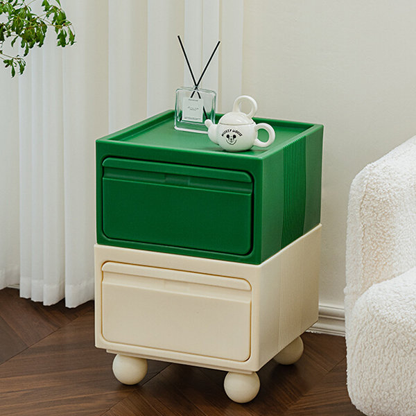 Colorful Storage Cabinet - A Pop Of Color - Light Green - Black - 6 Colors