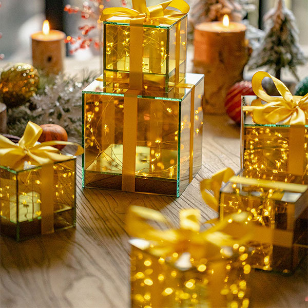 Christmas Lighted Gift Boxes (Set of 3) – Articture