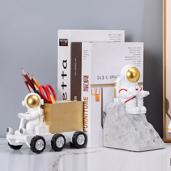 Astronaut hot decorative bookends,-pzl