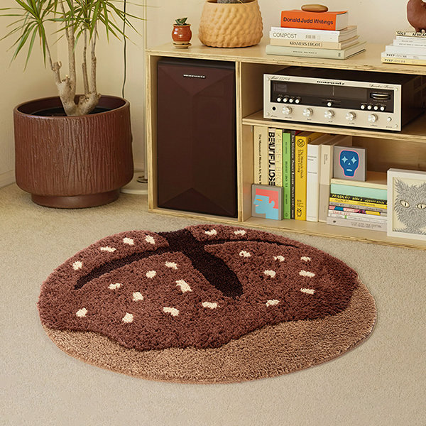 Bread Cat Floor Mat - Cat Lover - Polyester - Bread Roll - Siamese Bread  from Apollo Box