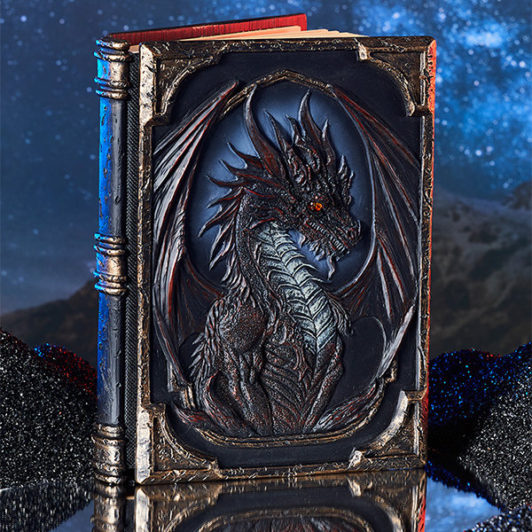 Dragon Embossed Notebook - Resin - Ice Dragon - Fire Dragon