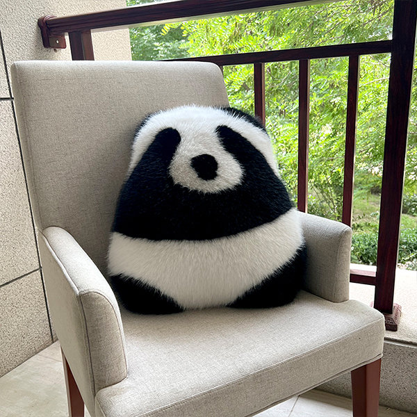 Panda Plush Toy Pillow - PP Cotton - Huggable Companion - ApolloBox