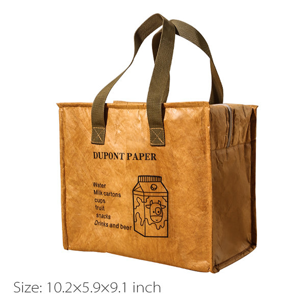 Wholesale Custom Fashion DuPont Tyvek Paper Lunch Thermal