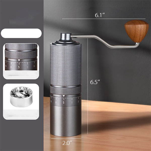 Small Portable Hand-cranked Coffee Bean Grinder Manual Coffee Bean Grinder  Hand-cranked Grinder Coffee Machine Grinder Household Appliances Small Han