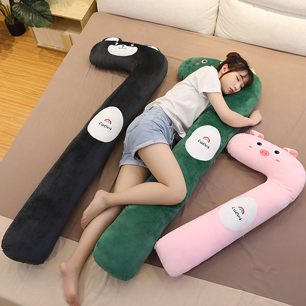 Pregnancy Pillows, U Shaped Full Body Pillow for Sleeping Support, 55 Inch  Mater