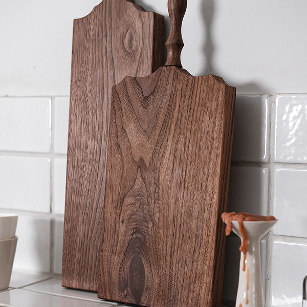Initial Styles Jupiter Dark Wood Cutting Board