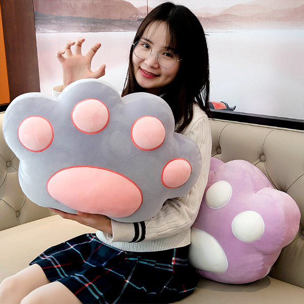  OtNiap Cute cat Paw Plush Pillows, Soft and