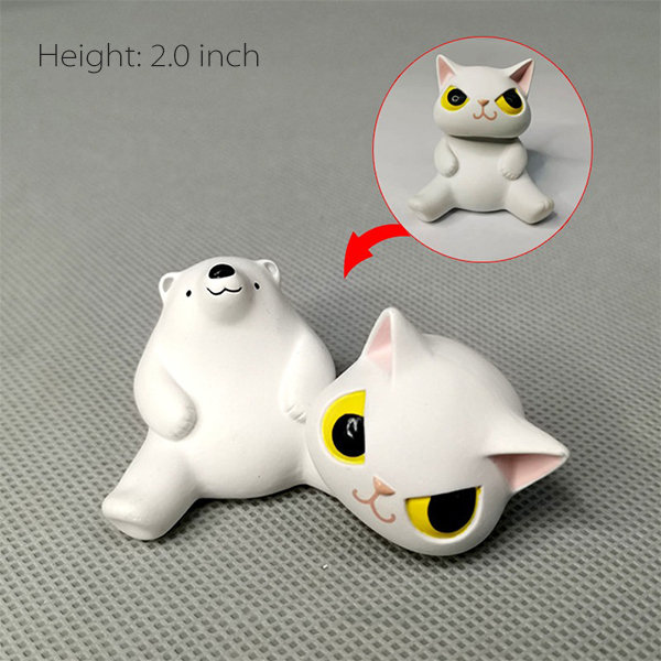 Cat Headgear Doll - Polar Bear - Shiba Inu - 5 Patterns - Whimsical Design