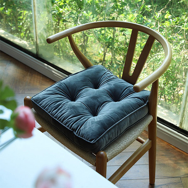 Plush Chair Cushion - Green Crown - Gray Rabbit - 6 Patterns - ApolloBox