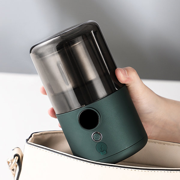Electric Coffee Bean Grinder - Black - Gray - USB Charging from Apollo Box
