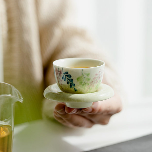 Hand Painted Ceramic Matcha Tea Set