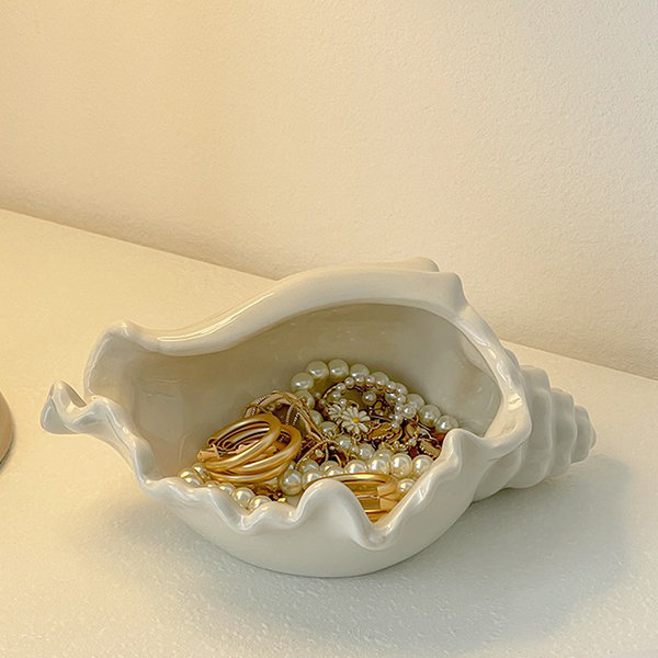 Seashell Storage Tray - Ceramic - Bringing a Whisper Of The Sea from Apollo  Box