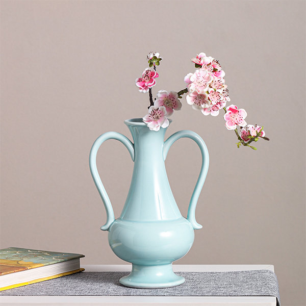 Dual-handled Minimalist Vase Decor - Ceramic - Add Visual Appeal ...