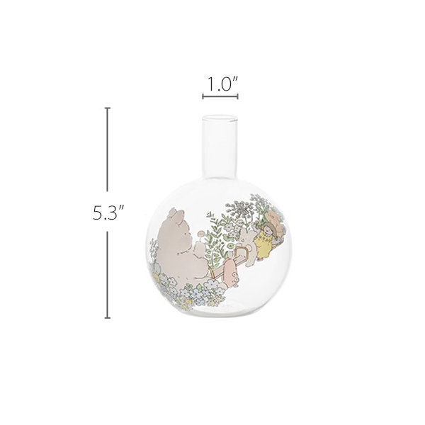 Rabbit Glass Vase - Nature-inspired Beauty - Captivating Display