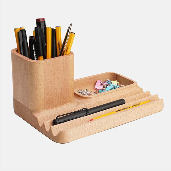 Solid Wood Pen Holder from Apollo Box