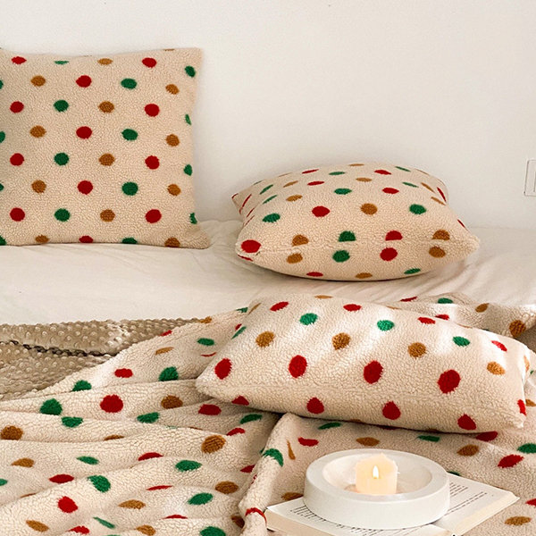 Colorful polka dot blanket new arrivals