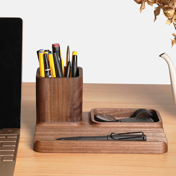Solid Wood Pen Holder from Apollo Box