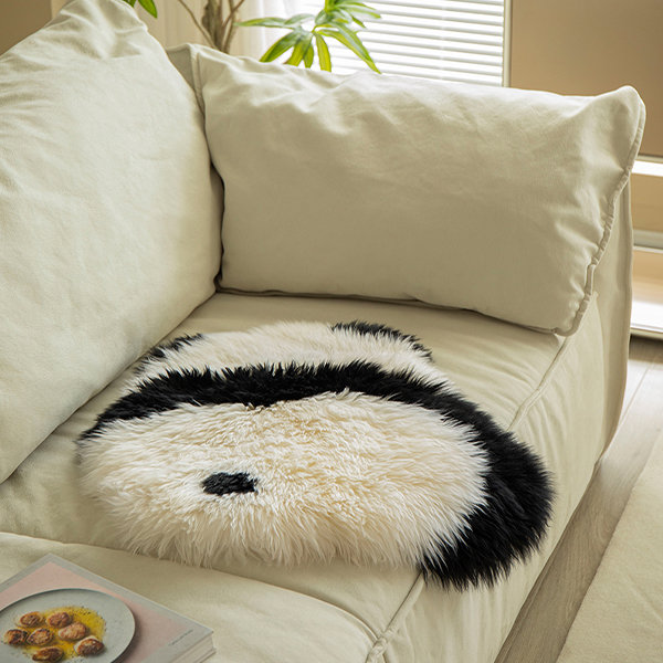 Panda Wool Cushion - Aesthetic Allure With Cozy Relaxation - ApolloBox