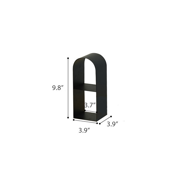 Mobile Iron Art Storage Rack - Black - White - Easily Maneuverable on Sleek  Wheels - ApolloBox